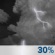 Vereinzelte Gewitter