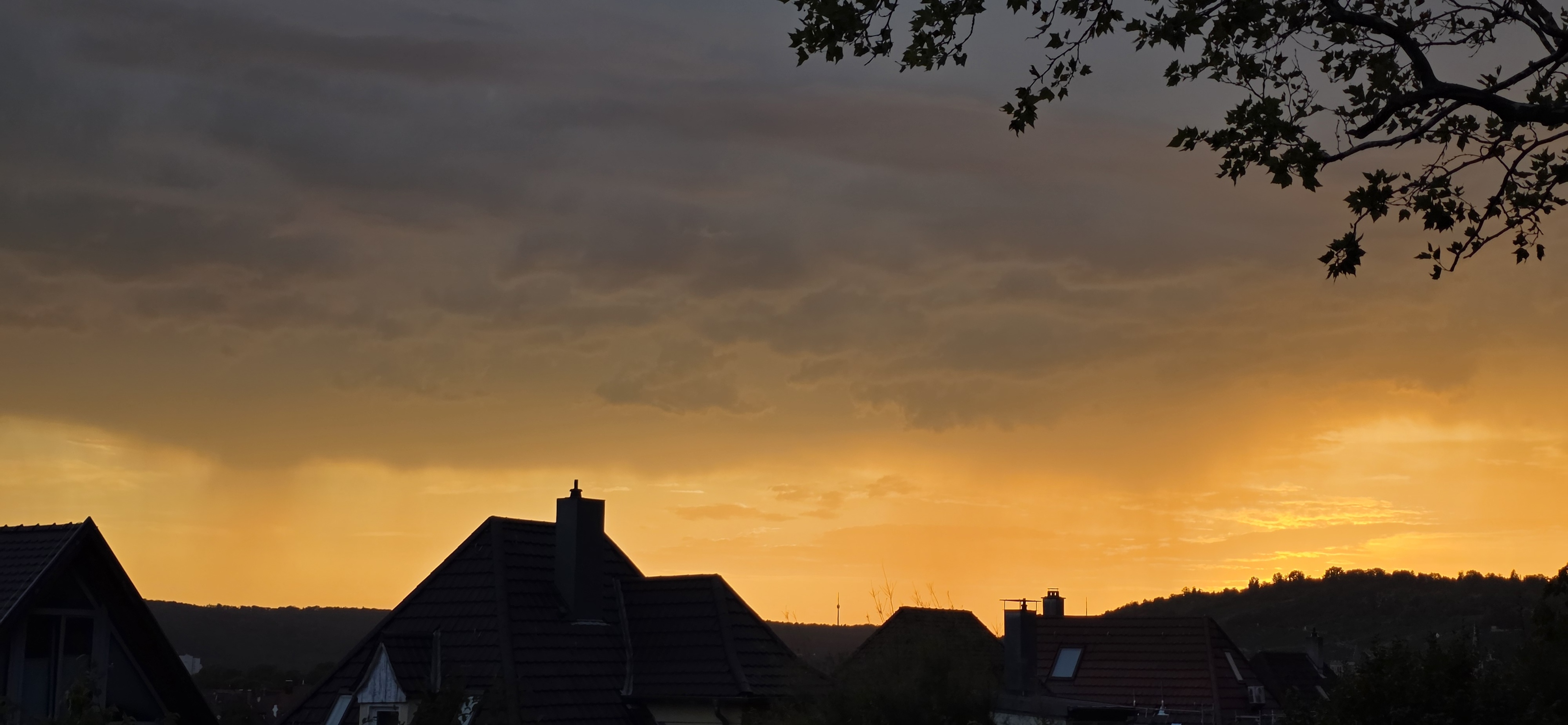 Fallstreifen (virga) eines Regenschauers